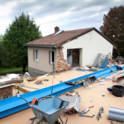 Extension de maison avec véranda-salle à manger Guerande